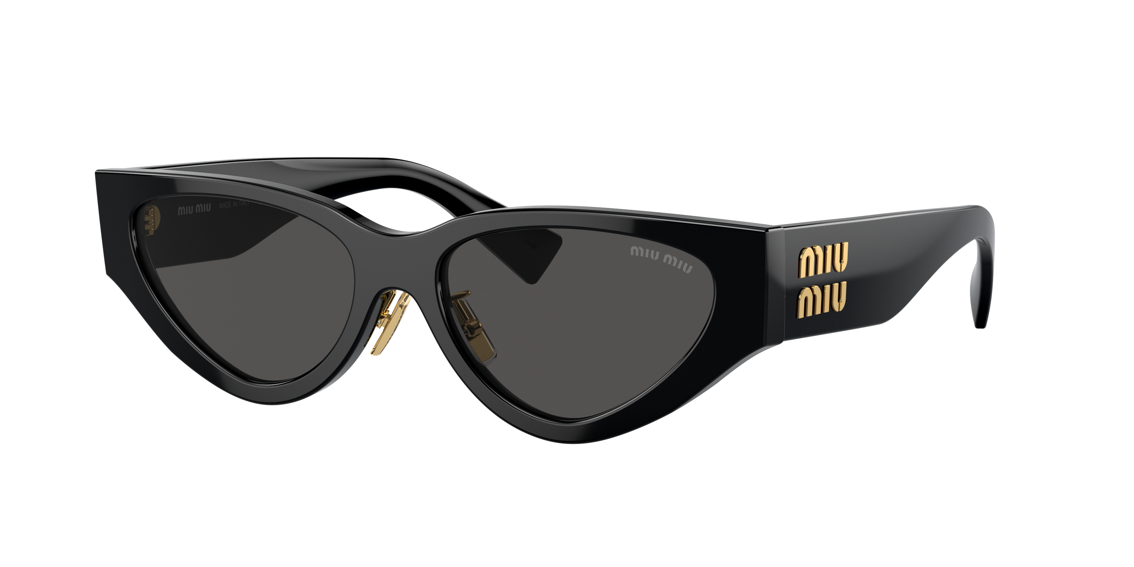 muumuu Miu Miu MU 03ZS L (54 - 17) with Grey lenses and Black frame