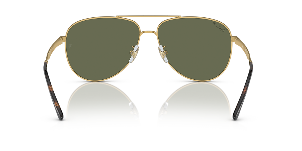 Ray-Ban RB3712D XXL (62 - 14) with Green lenses and Gold