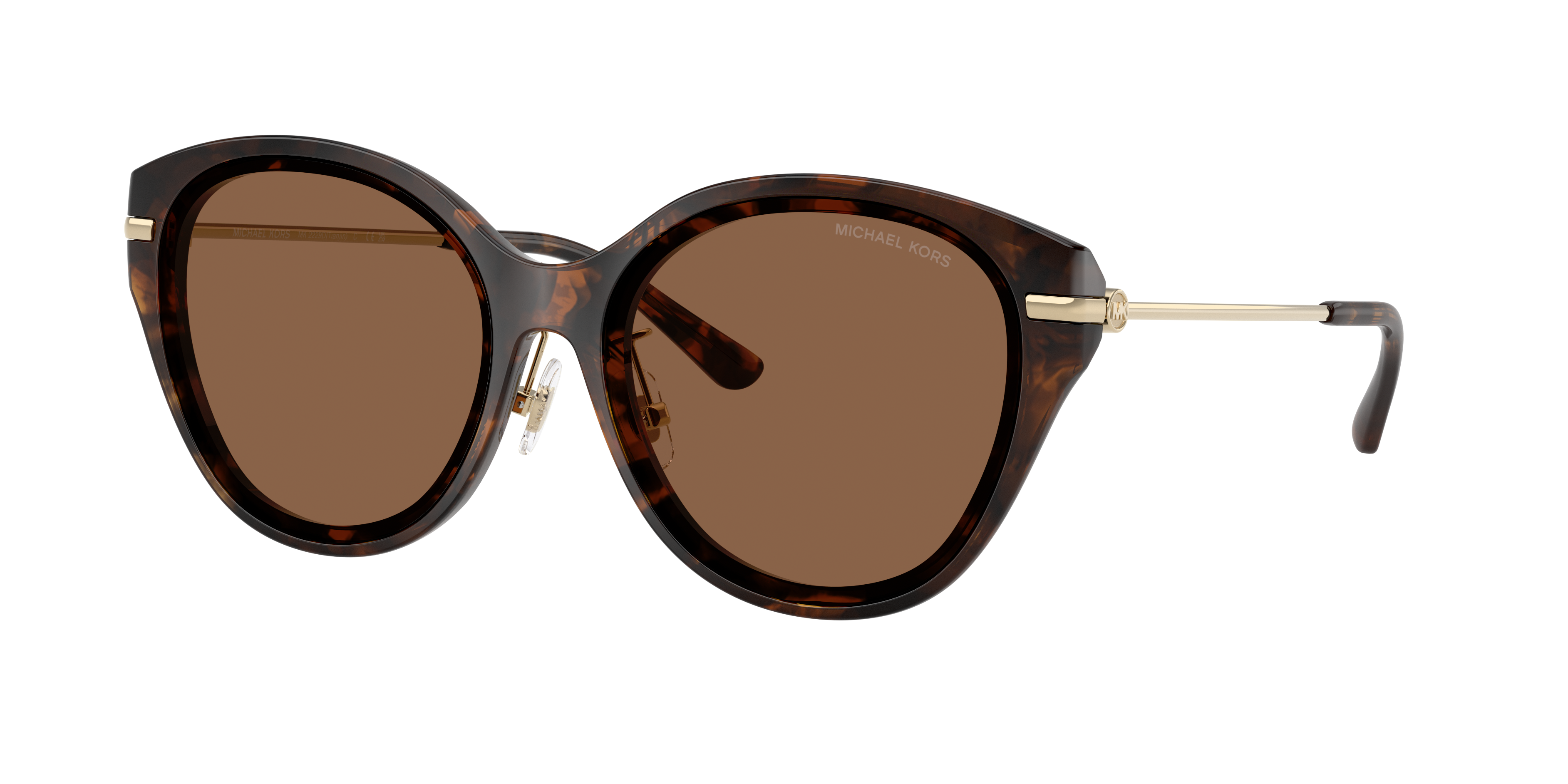 Michael Kors Tianjin XL (59 - 16) with Brown lenses and Tortoise
