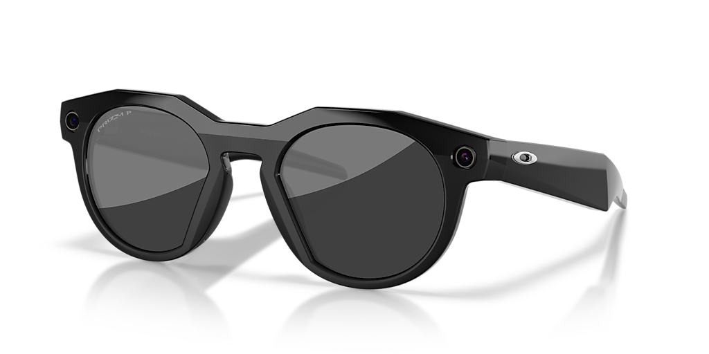 OW8002 Oakley Meta HSTN Black - Unisex Sunglasses, Prizm Black Polarized Lens