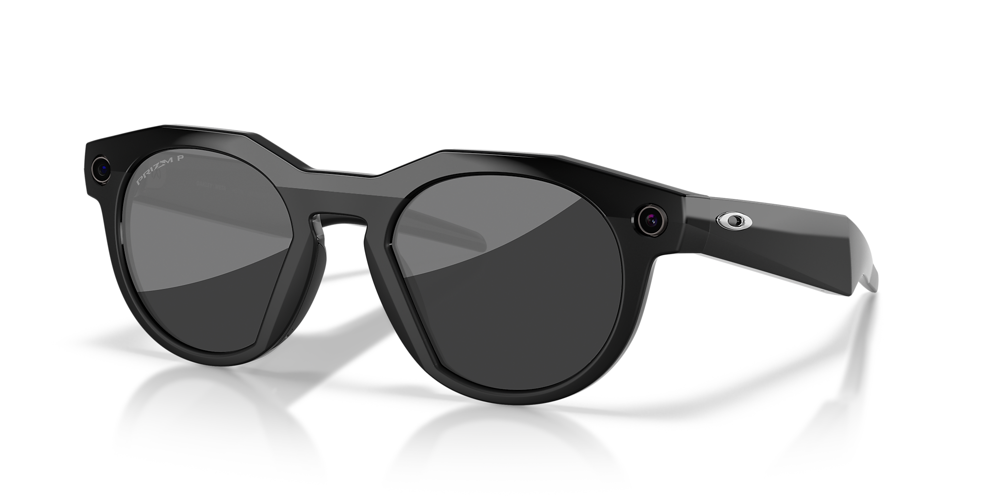 OW8002 Oakley Meta HSTN Black - Unisex Sunglasses, Prizm Black Polarized Lens