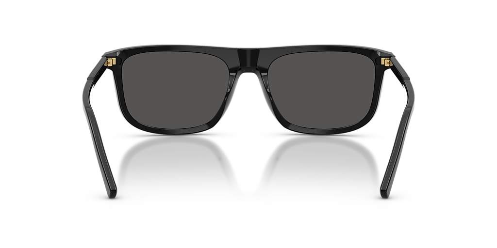 Dolce&Gabbana DG4542 XL (56 - 18) with Grey lenses and Black frame