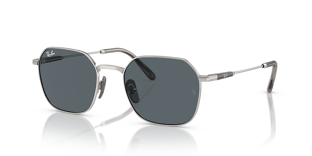 Ray-Ban RB8094 Jim Titanium M (53 - 20) with Blue lenses and