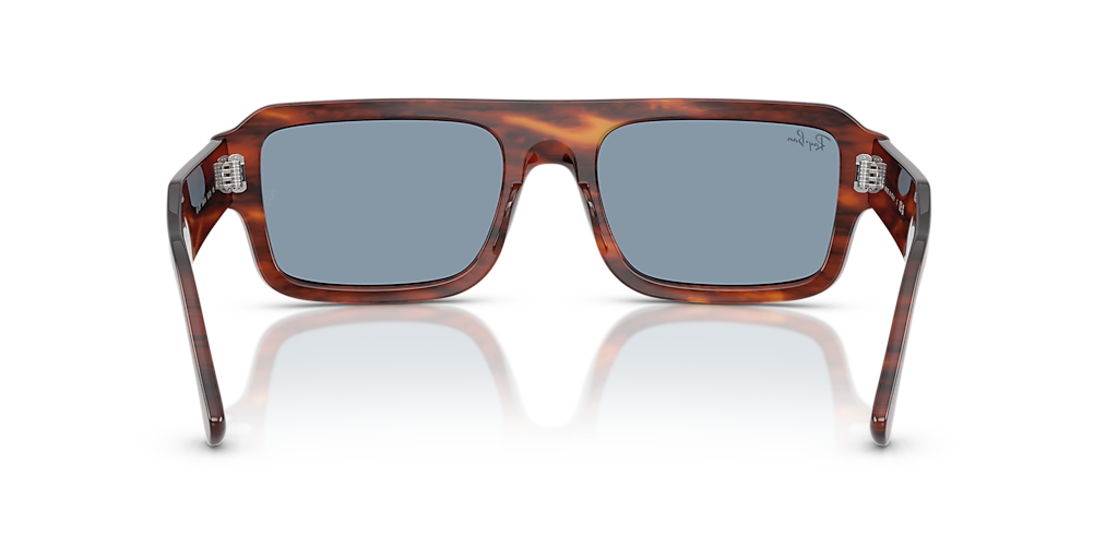 小物 RayBan FLACKO BIO-BASED RB4454 Ray-Ban RB4454 Flacko Bio-Based L (53 - 20) with Black lenses and
