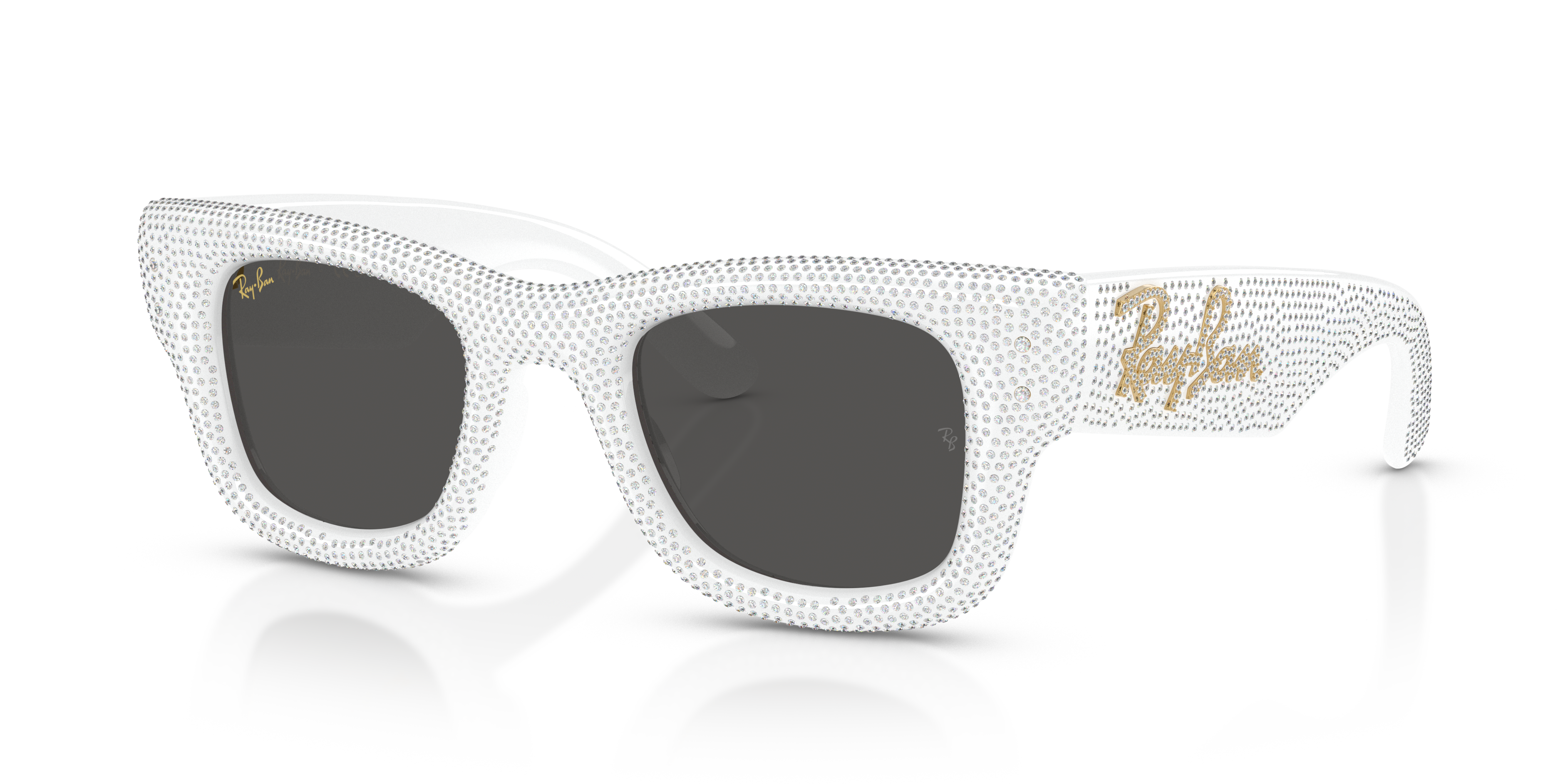 RB4940BP Wayfarer Puffer Crystal Pavè Edition