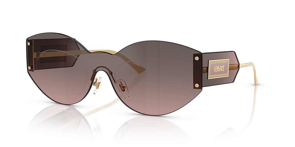 Versace VE2276 M (0 - 144) with Pink lenses and Silver frame