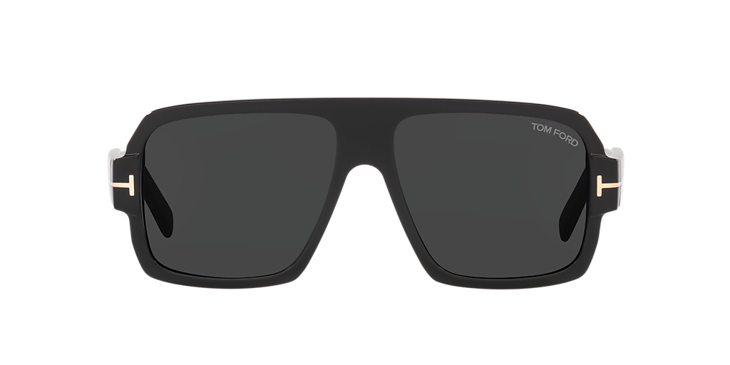 TOM FORD FT0933 Black Shiny - Men Luxury Sunglasses, Grey Lens
