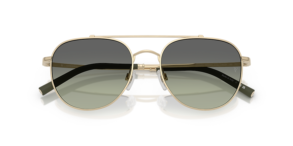 Oliver Peoples OV1346S R-10 L (54 - 18) with Green lenses and Gold