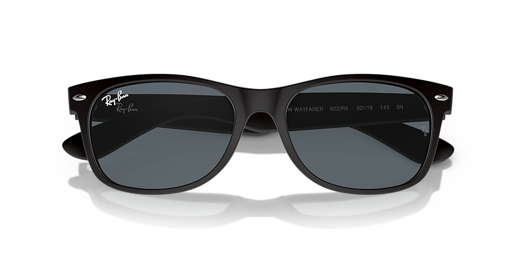 Ray-Ban RB2132 New Wayfarer Classic XL (58 - 18) with Blue lenses
