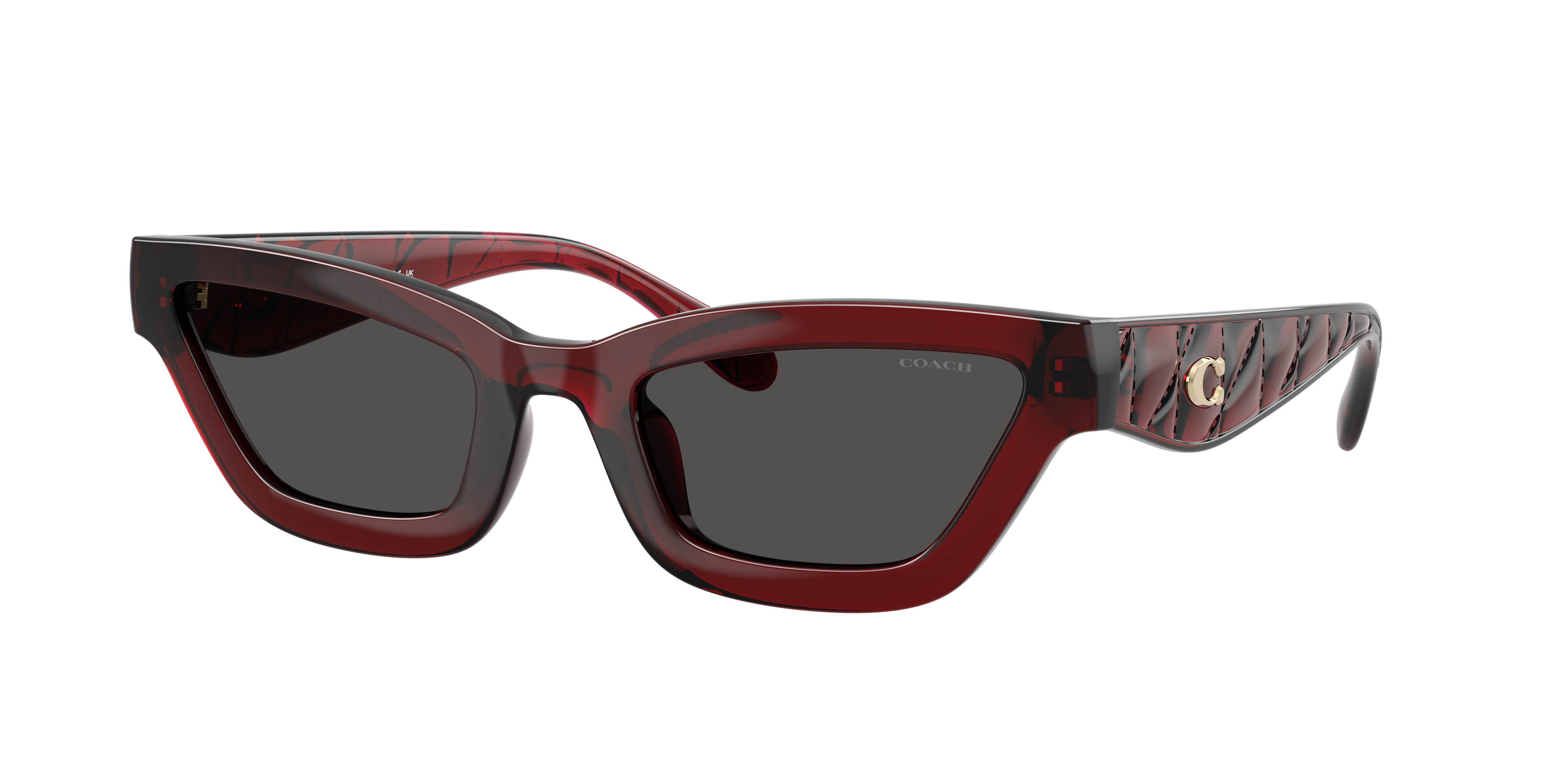 Coach HC8420U CAD28 XL (55 - 23) with Grey lenses and Red frame