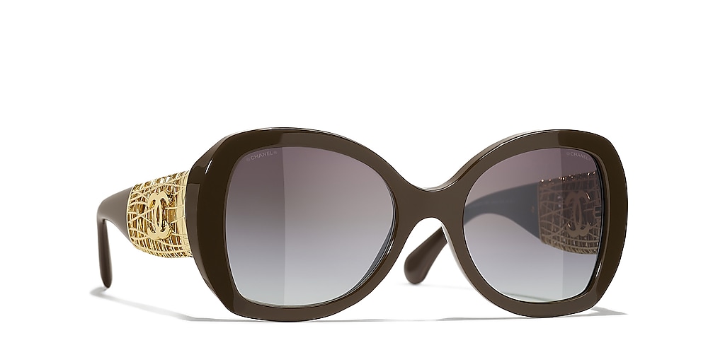 Chanel Butterfly Sunglasses CH5531 L (53 - 20) with Grey