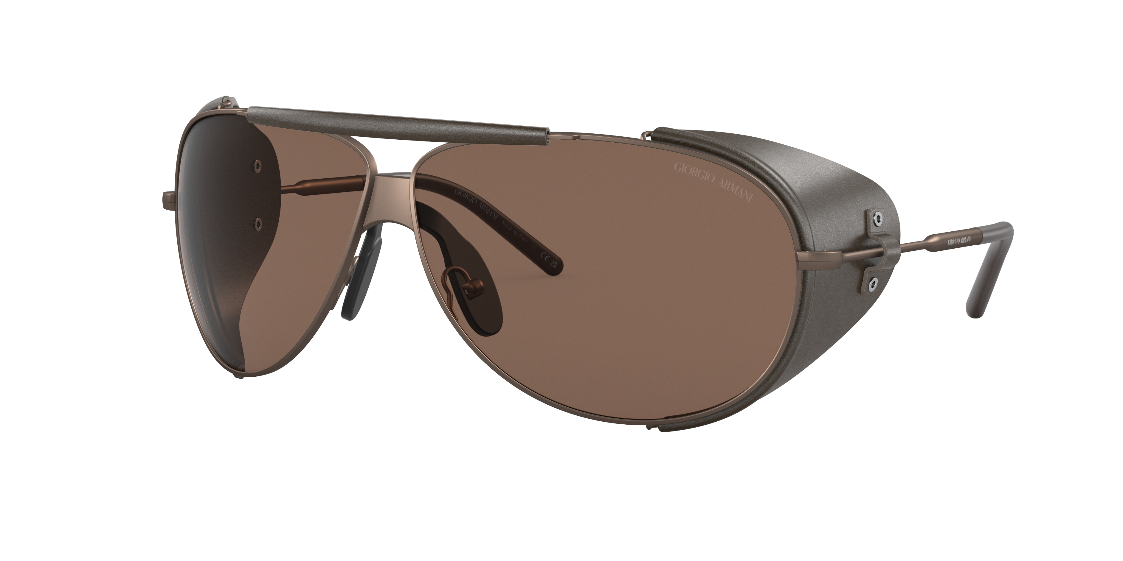 Giorgio Armani AR6139Q XXL (69 - 09) with Brown lenses and Brown