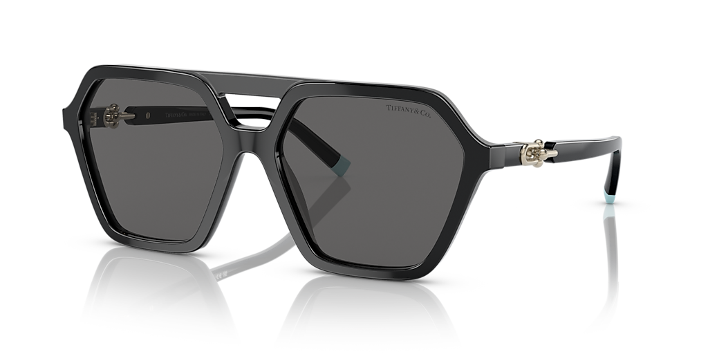 Tiffany & Co. TF4198 L (58 - 17) with Grey lenses and Black
