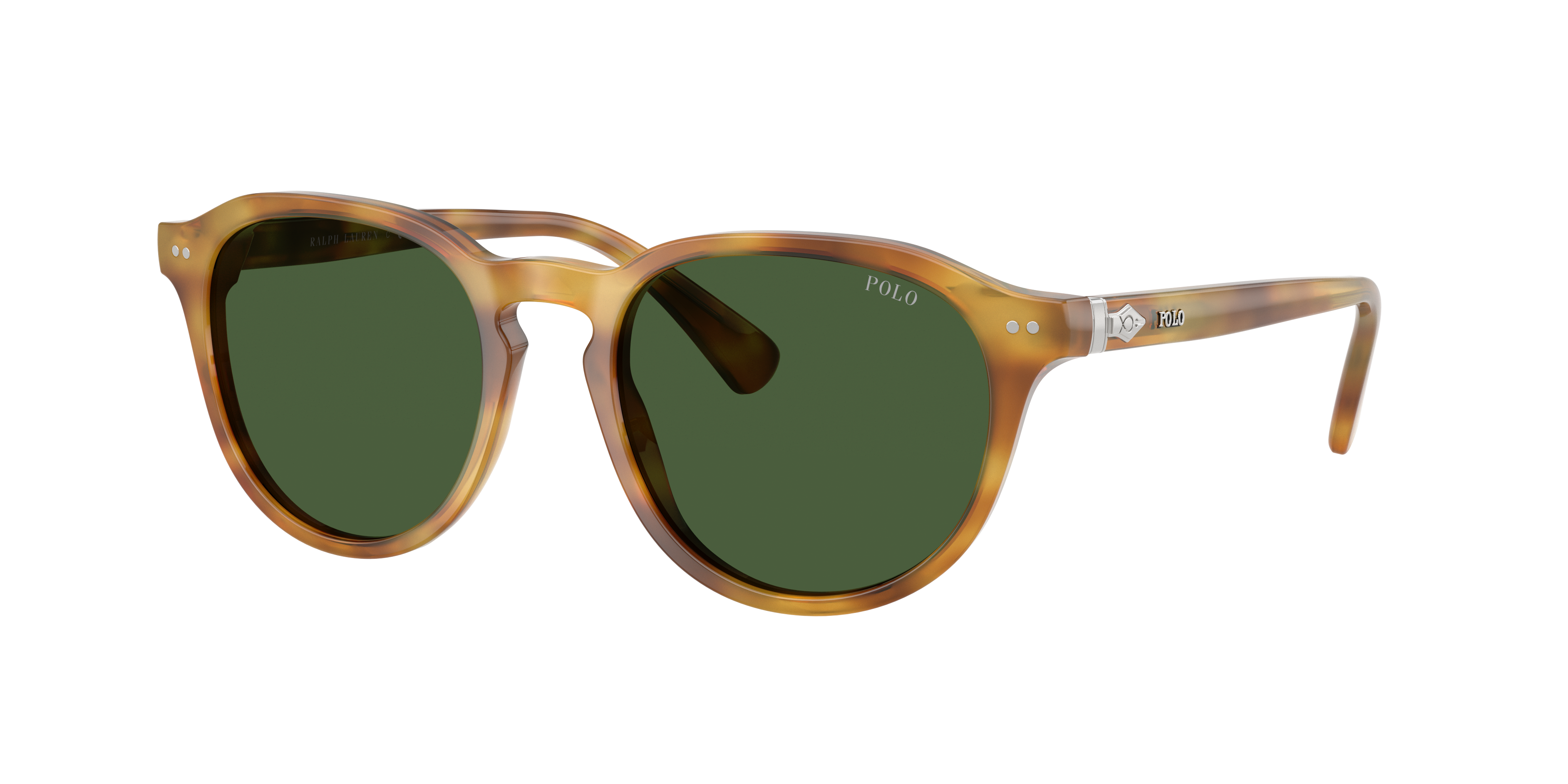 Polo Ralph Lauren Man Sunglass PH4221 -  Frame color: Shiny Tortoise Light Brown, Lens color: Bottle Green