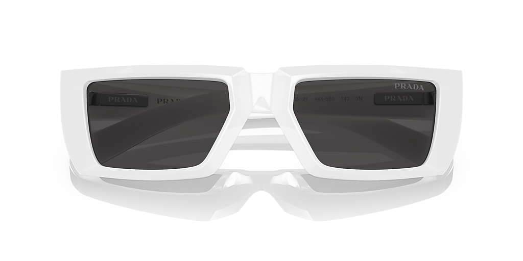 小物 PRADA 24aw RUNWAY SUNGLASS Prada PR 24YS Runway L (55 - 21) with Grey lenses and White