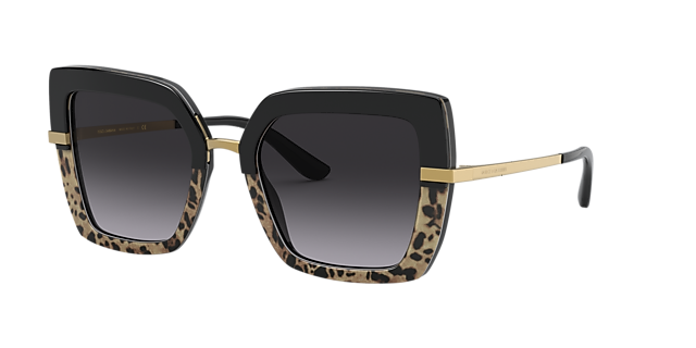 Dolce&Gabbana DG4373 52 Light Grey Gradient Black & Top Black On 