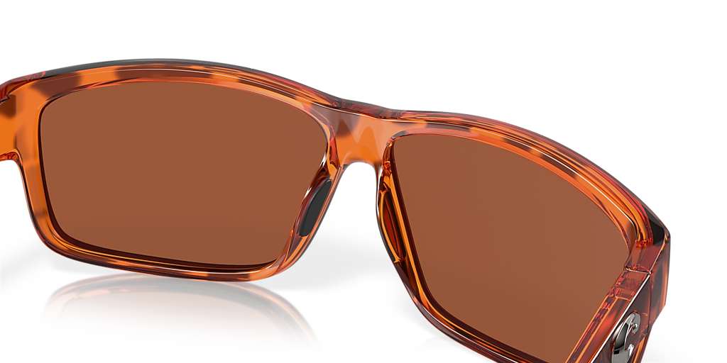 COSTA 6S9047 Cut Honey Tortoise - Unisex Sunglasses, Green Mirror Lens