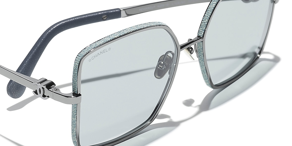 【CHANEL】春夏の大活躍アイテム★ロゴ サングラス CH4288Q Chanel Square Sunglasses CH4288Q XL (57 - 17) with Grey