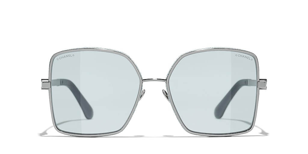 【CHANEL】春夏の大活躍アイテム★ロゴ サングラス CH4288Q Chanel Square Sunglasses CH4288Q XL (57 - 17) with Grey