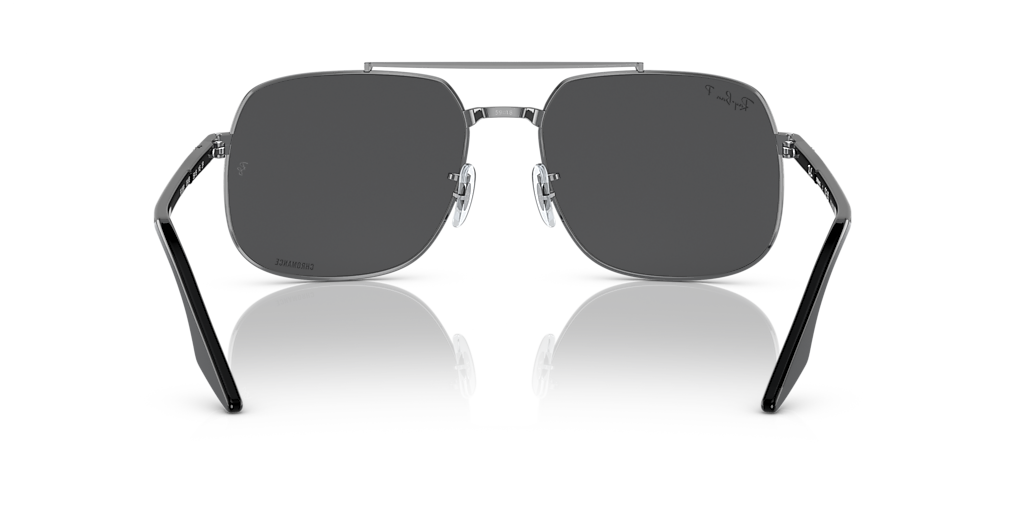 RAY-BAN RB3699 Gunmetal - Unisex Sunglasses, Dark Grey Lens