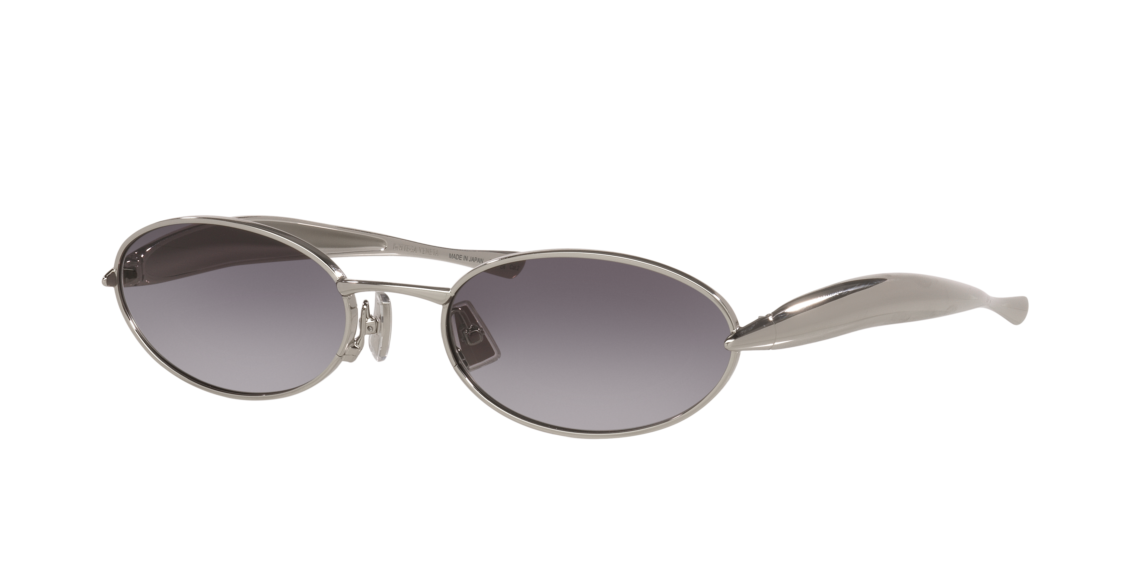 Bottega Veneta Unisex Sunglass Bv1386s_6j In Metallic