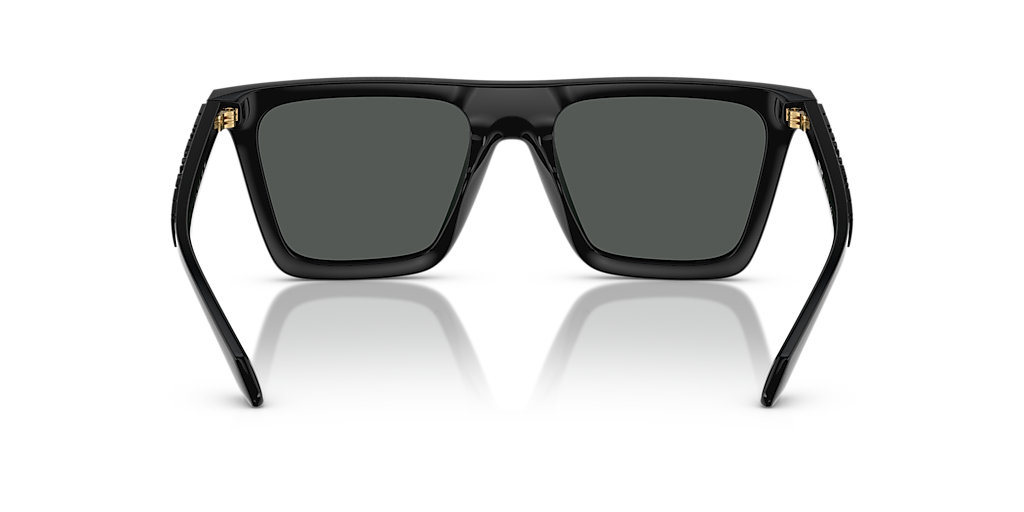VERSACE VE4468U Black - Men Luxury Sunglasses, Dark Grey Lens