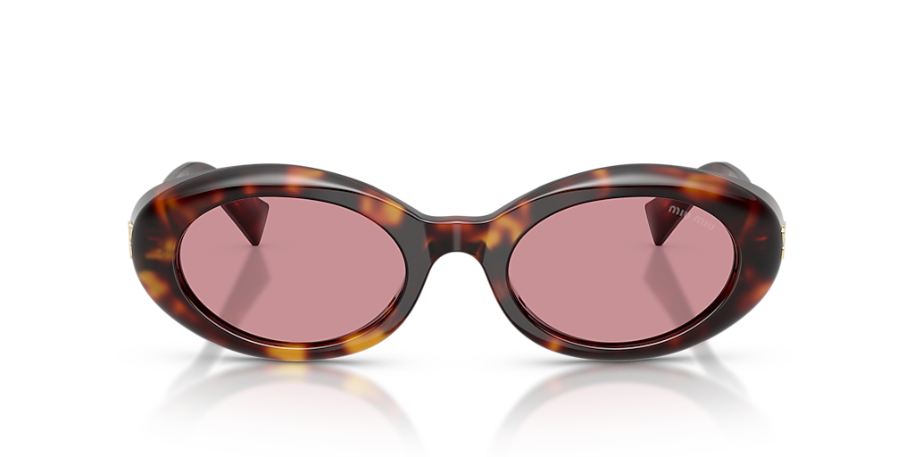 Miu Miu MU B09S S (52 - 21) with Pink lenses and Tortoise frame