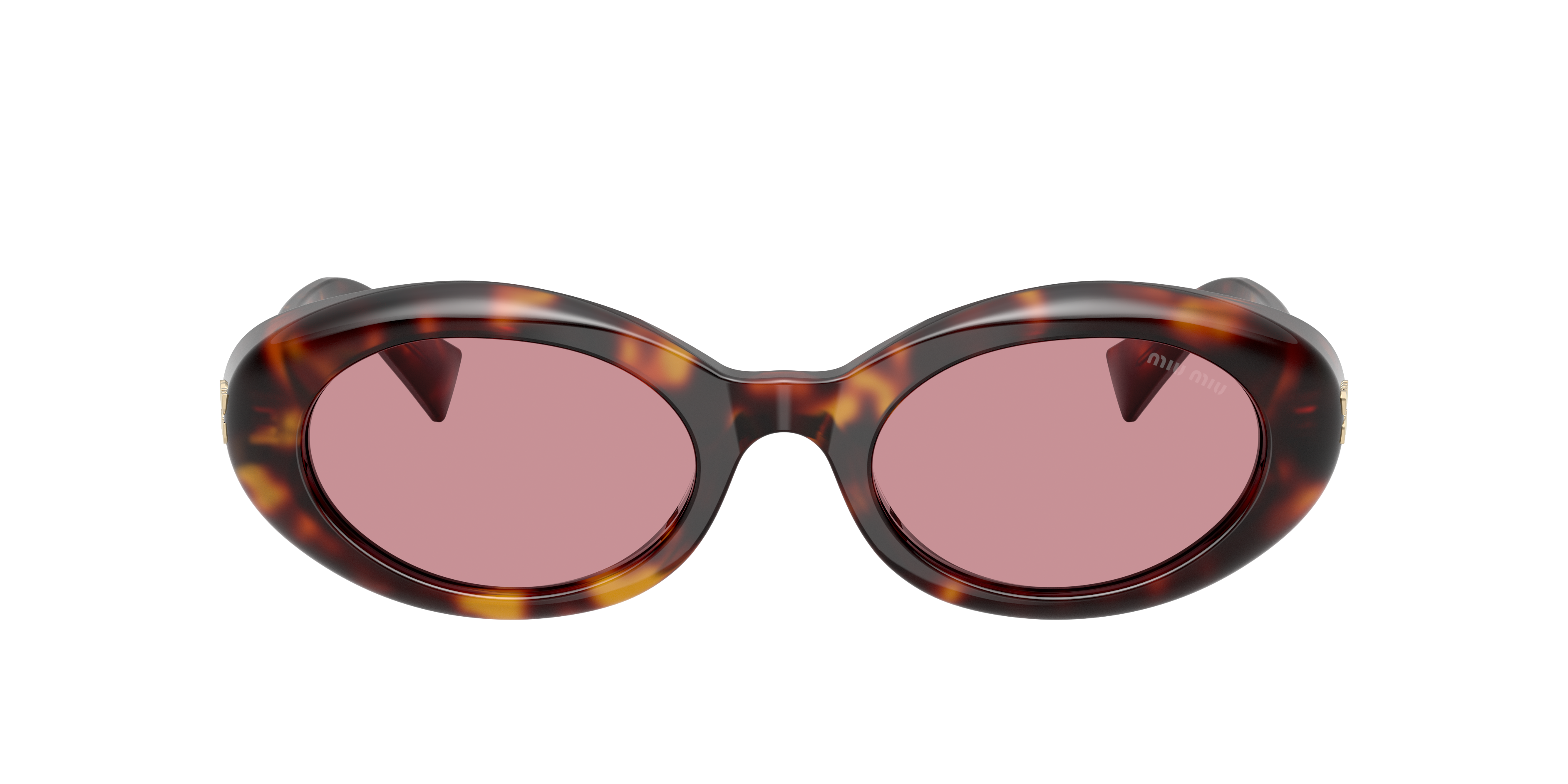Miu Miu MU B09S S (52 - 21) with Pink lenses and Tortoise frame