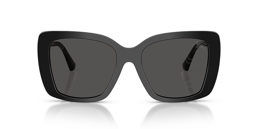 Burberry BE4456 M (54 - 18) with Grey lenses and Black frame