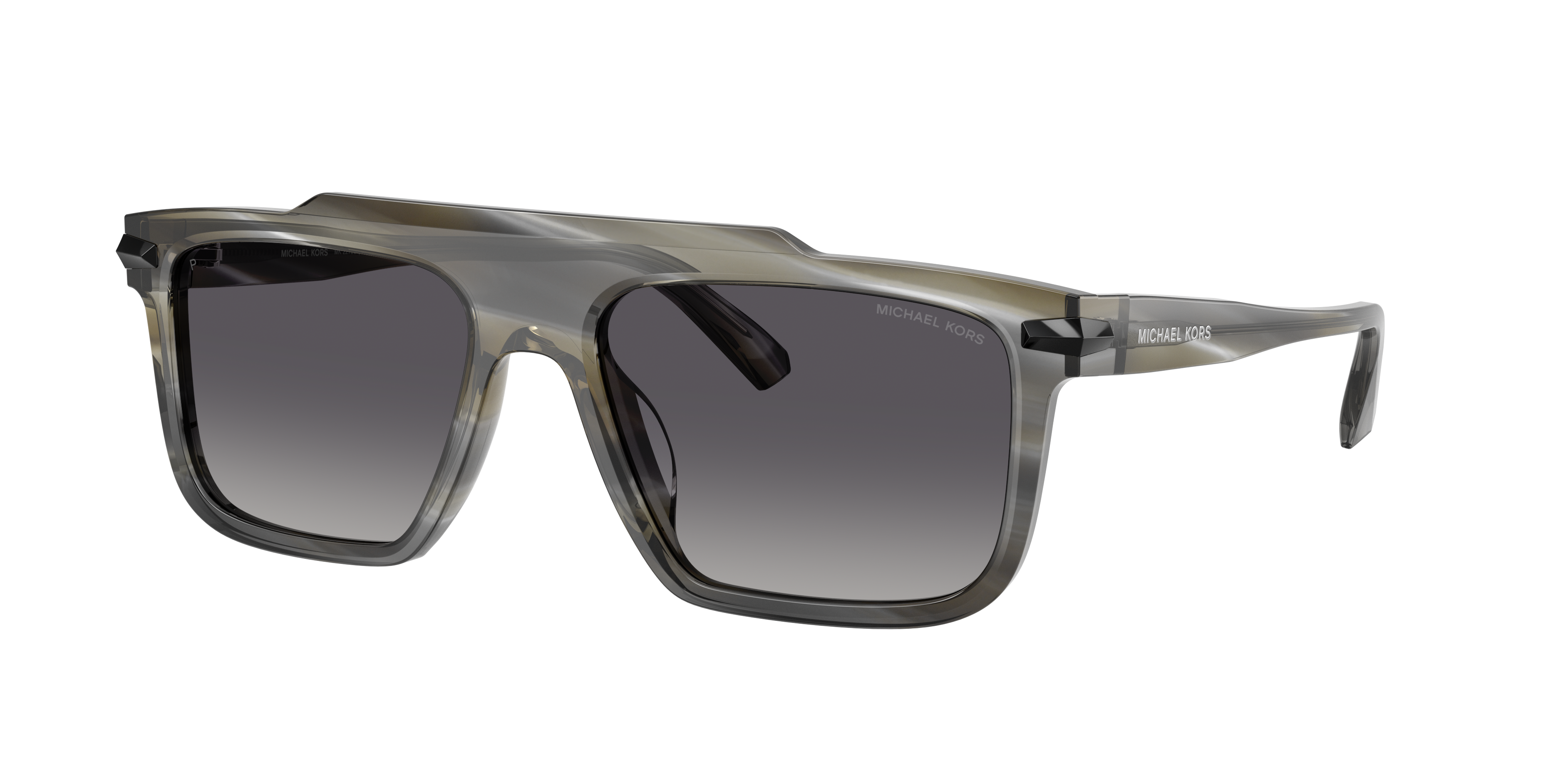 ミッキーグレージュM Michael Kors Boston XL (57 - 18) with Grey lenses and Brown frame
