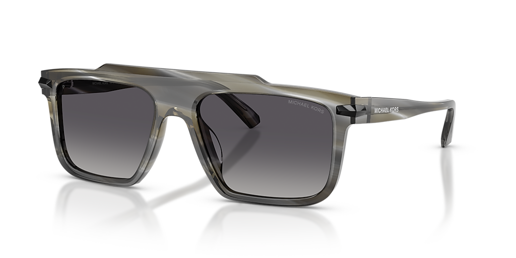 Michael Kors Boston XL (57 - 18) with Grey lenses and Brown frame