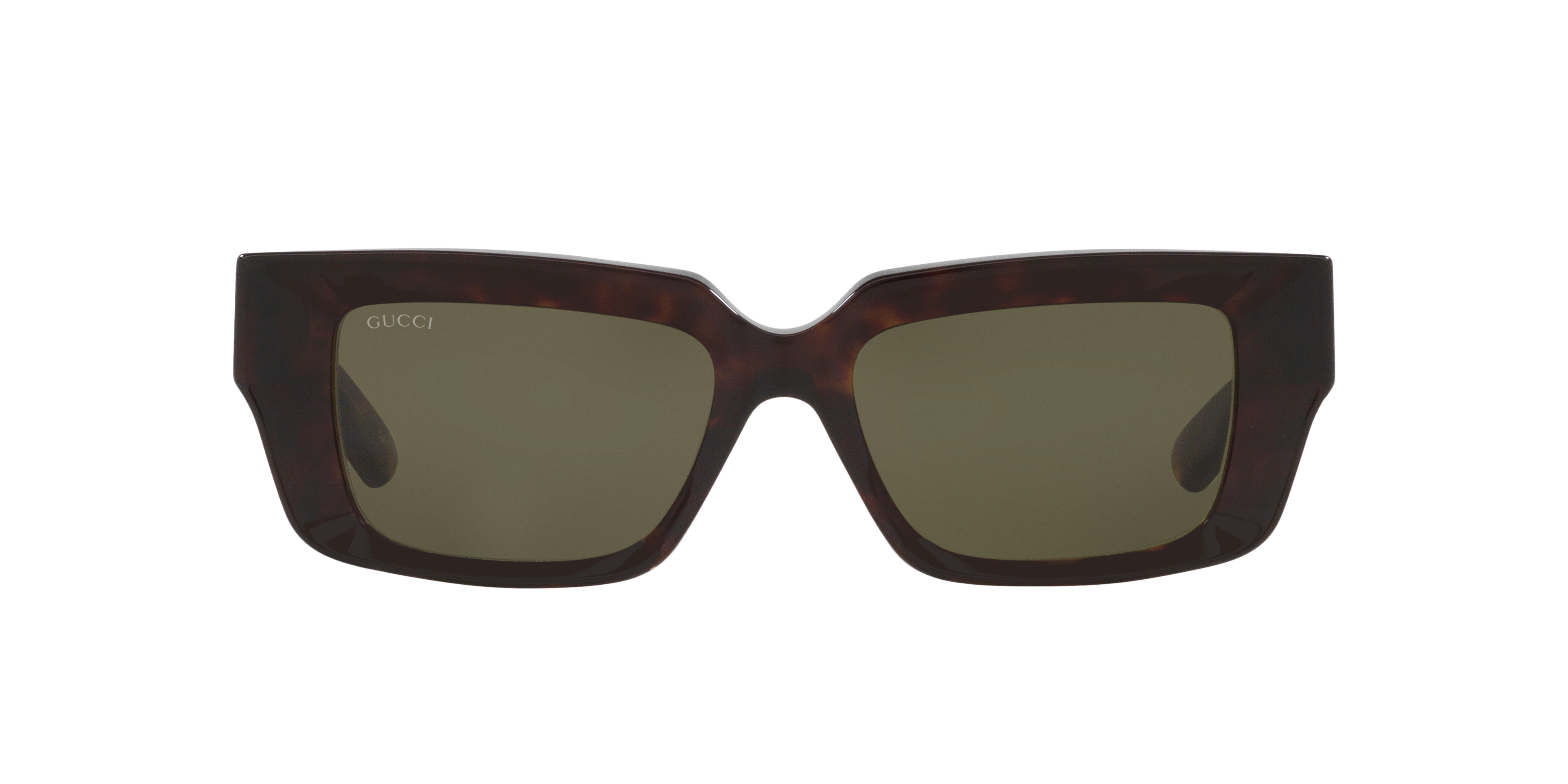 Gucci GG1529S S (54 - 18) with Green lenses and Tortoise frame