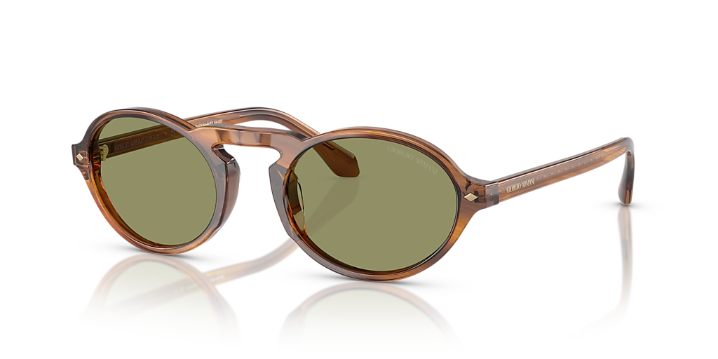 Giorgio Armani AR8219U M (52 - 22) with Green lenses and