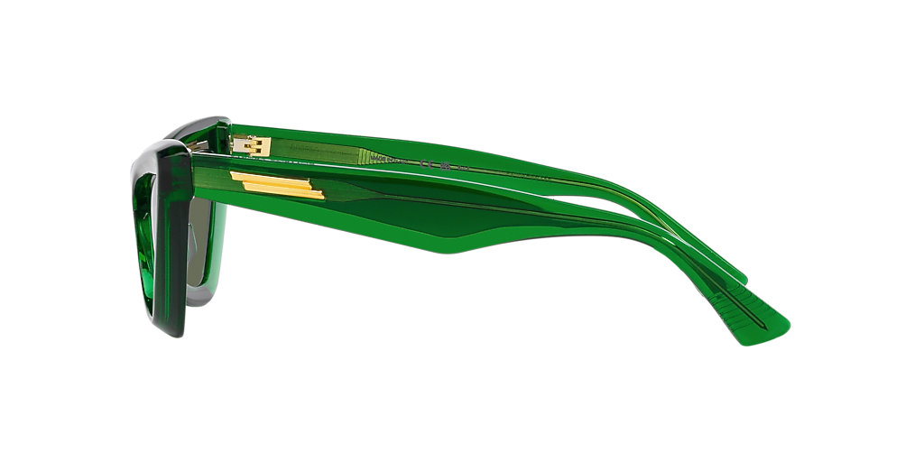 Bottega Veneta BV1101S XS (53 - 17) with Green lenses and Green