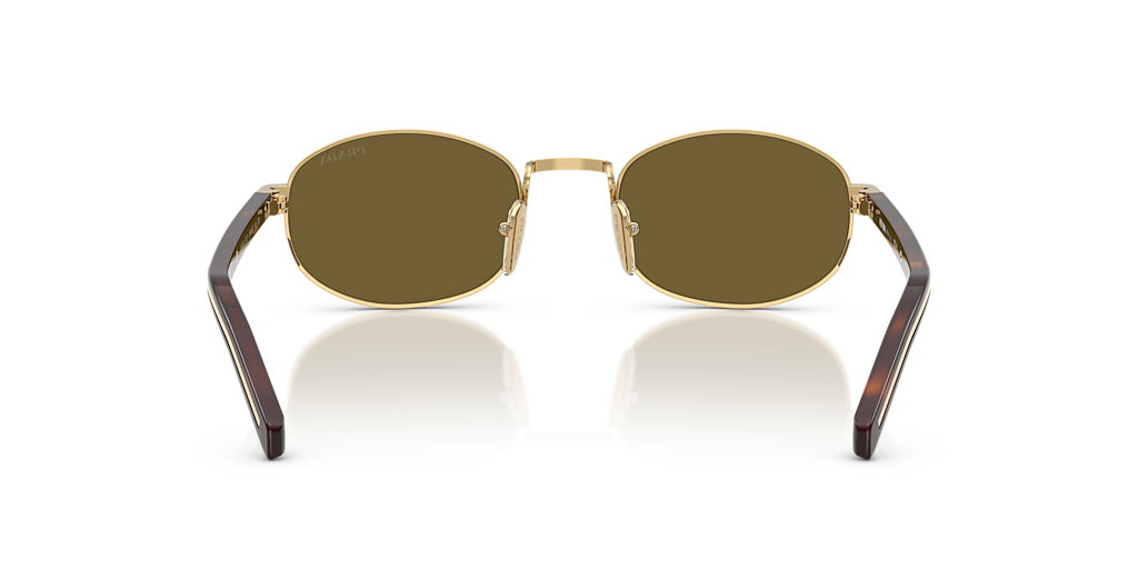 プラダ アイウェア 0PR B53S サングラス Prada PR B53S S (52 - 21) with Brown lenses and Gold frame