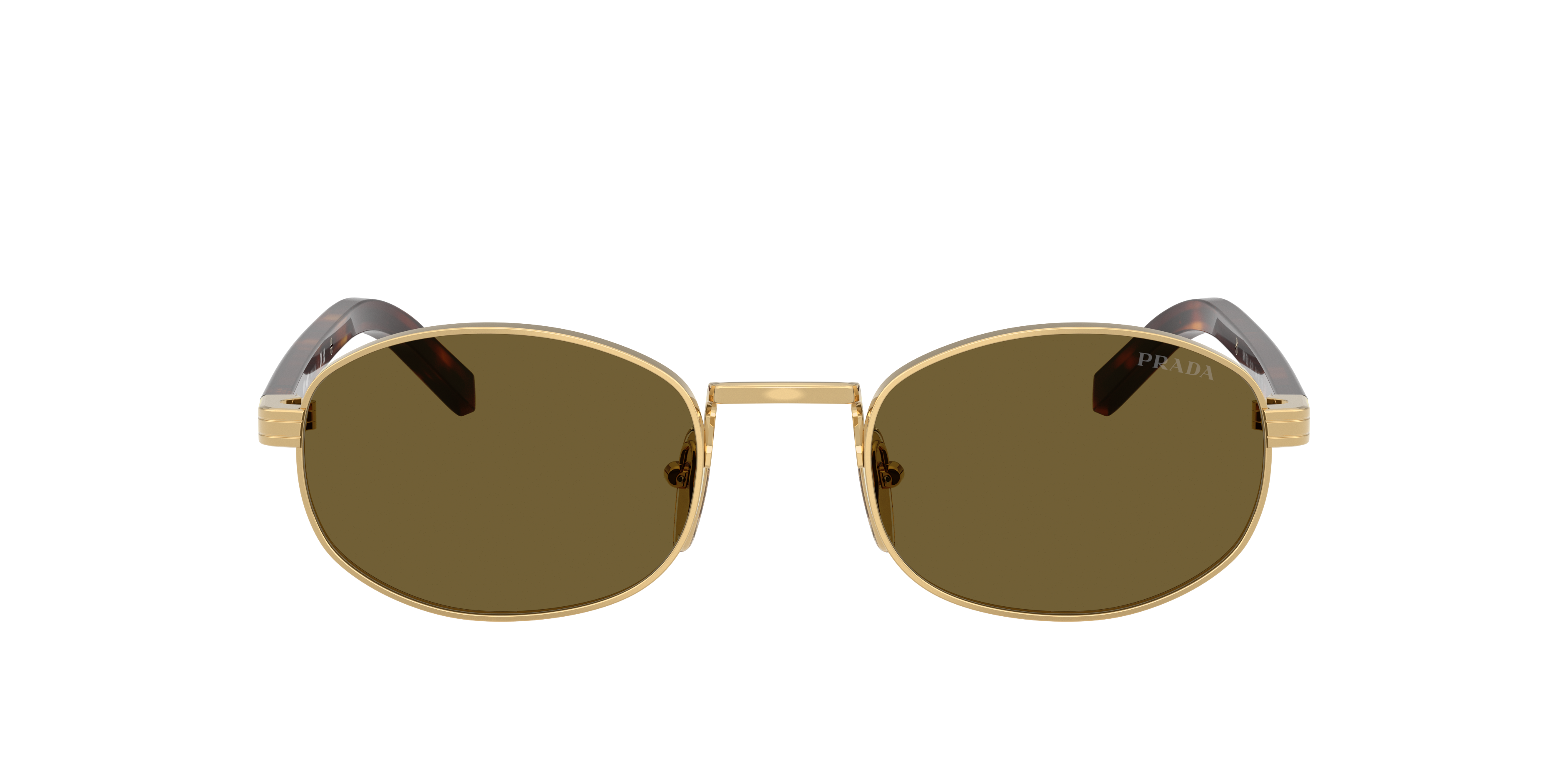Prada Woman Sunglasses Pr B53s In Dark Brown