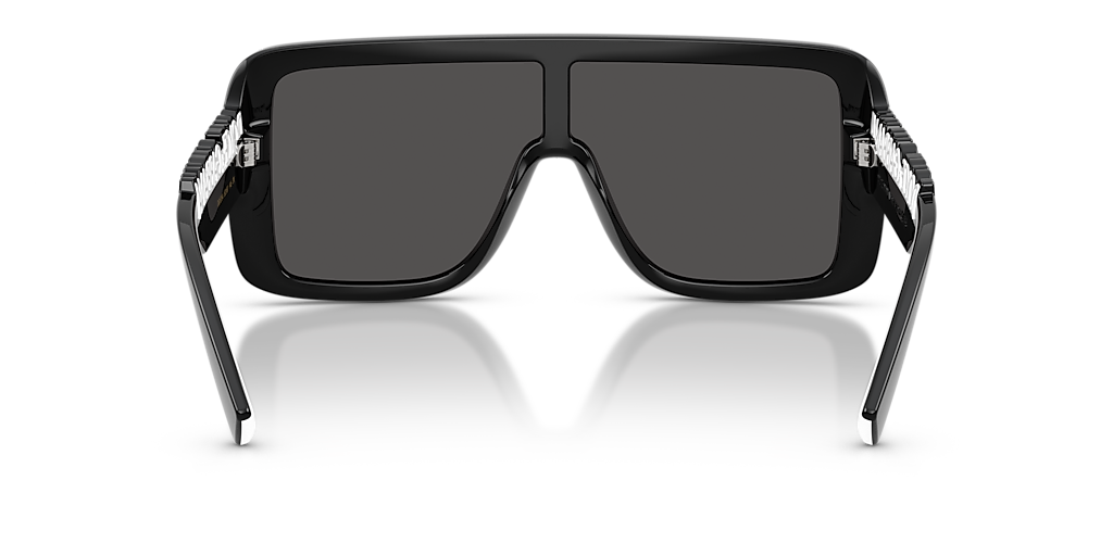 DOLCE&GABBANA DG6204 Black - Unisex Luxury Sunglasses, Dark Grey Lens