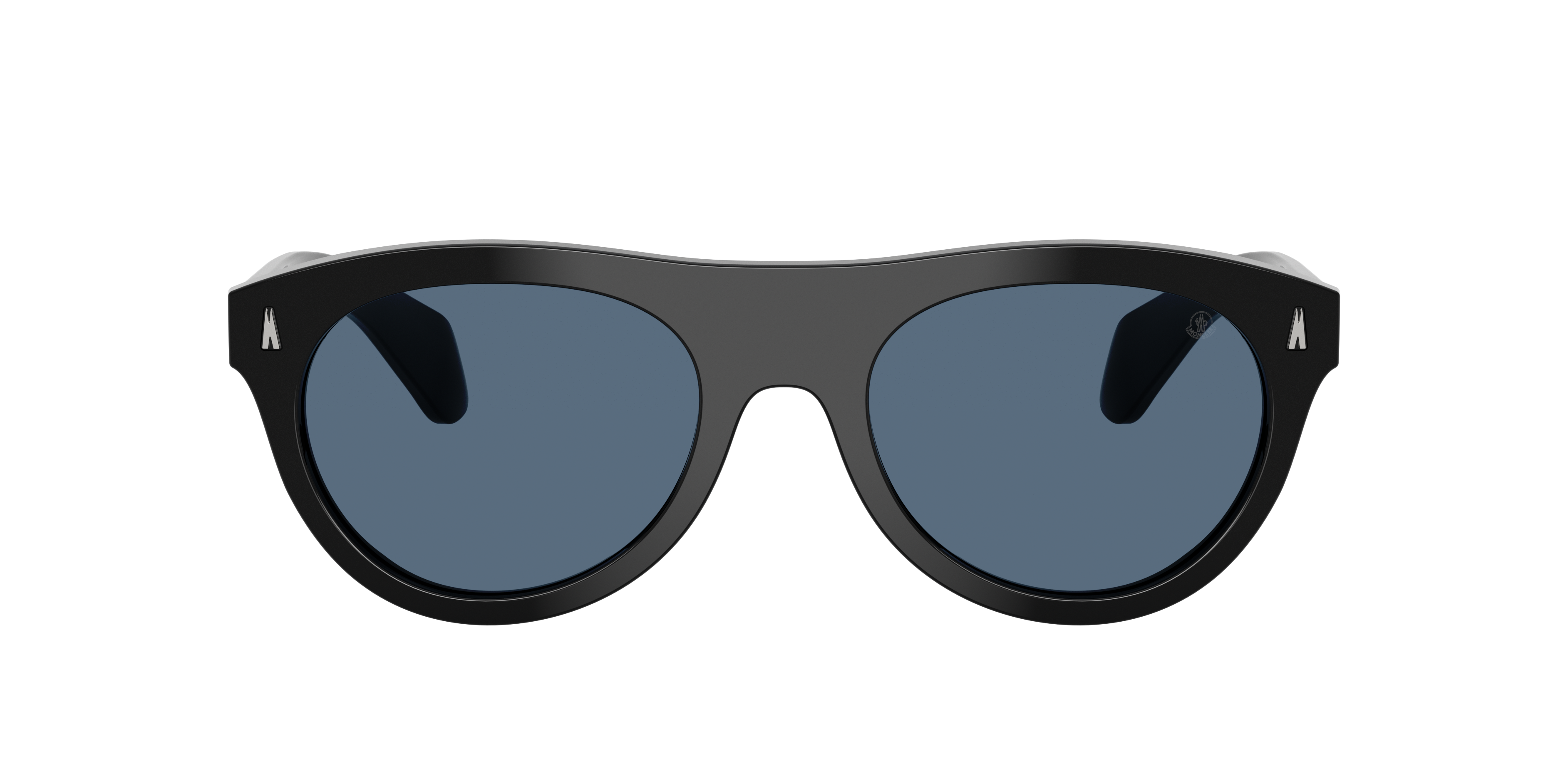 Moncler ME6022U SPLASH M (53 - 20) with Blue lenses and Black