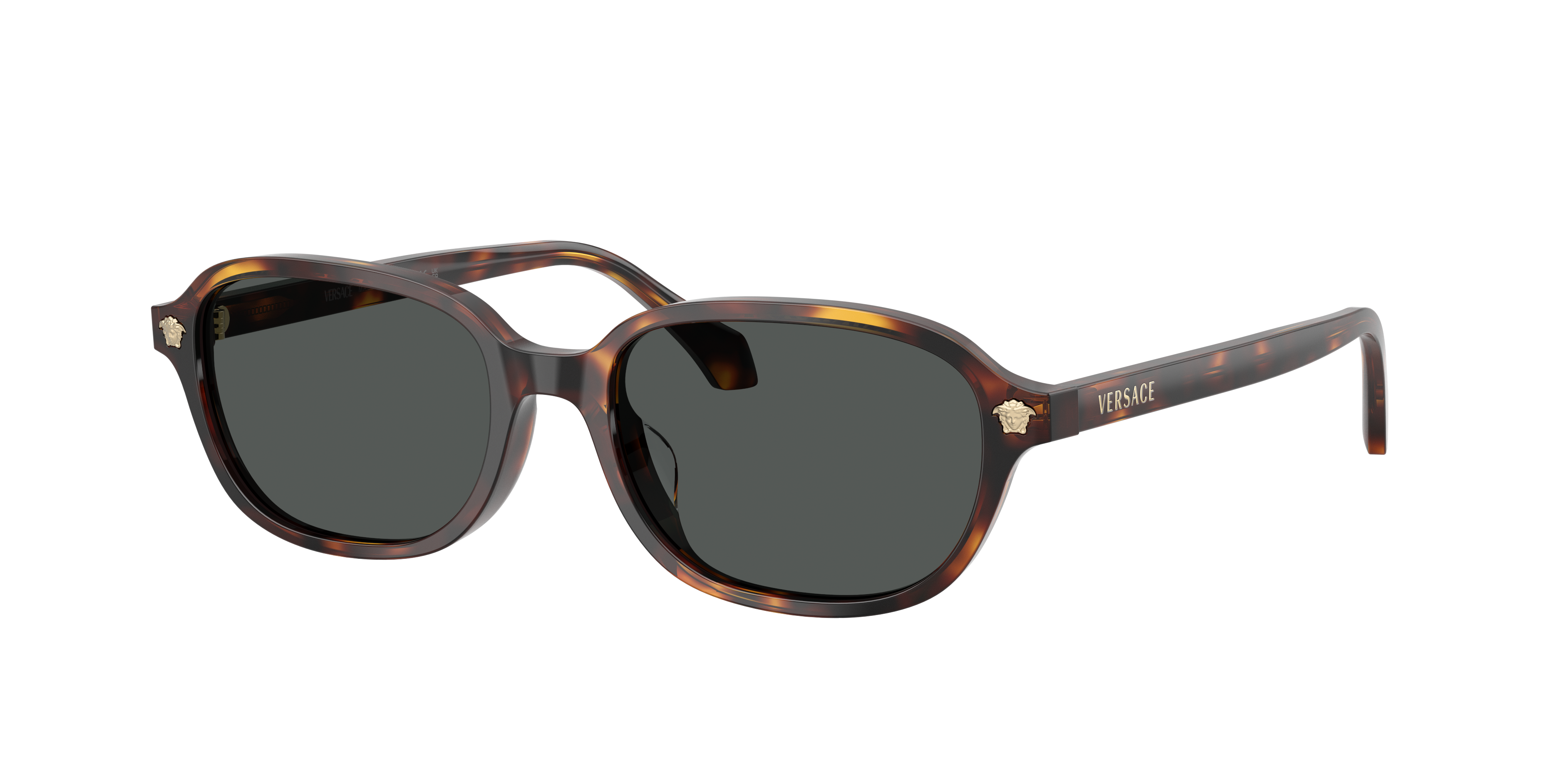 Versace Woman Sunglass VE4514D -  Frame color: Havana, Lens color: Dark Brown
