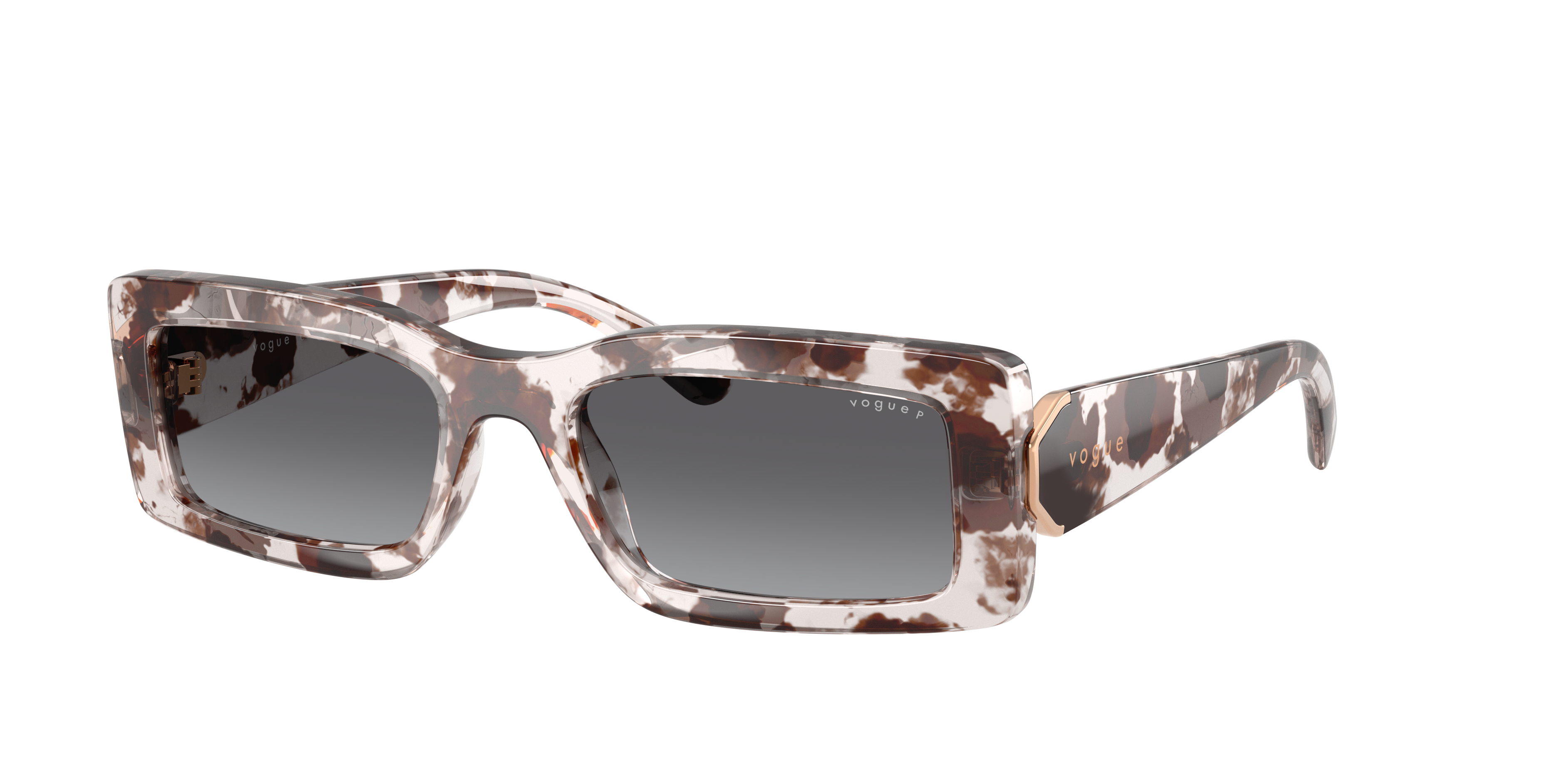 Vogue Eyewear Woman Sunglass VO5674S -  Frame color: Grey Havana, Lens color: Gradient Grey Polarized
