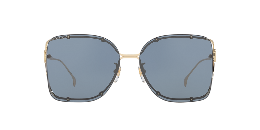 Gucci GG1713SA XL (60 - 15) with Grey lenses and Gold frame