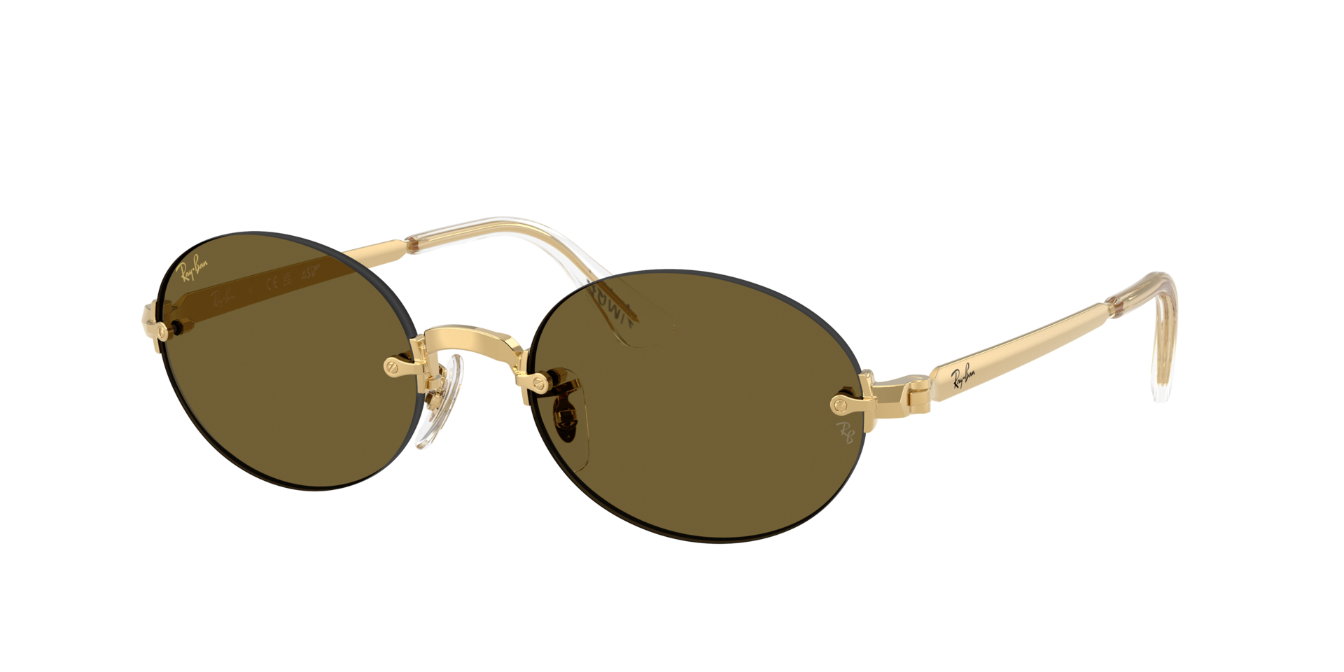 Ray-Ban Unisex Sunglass RB3929 - Frame color: Arista Gold, Lens color: Dark Brown