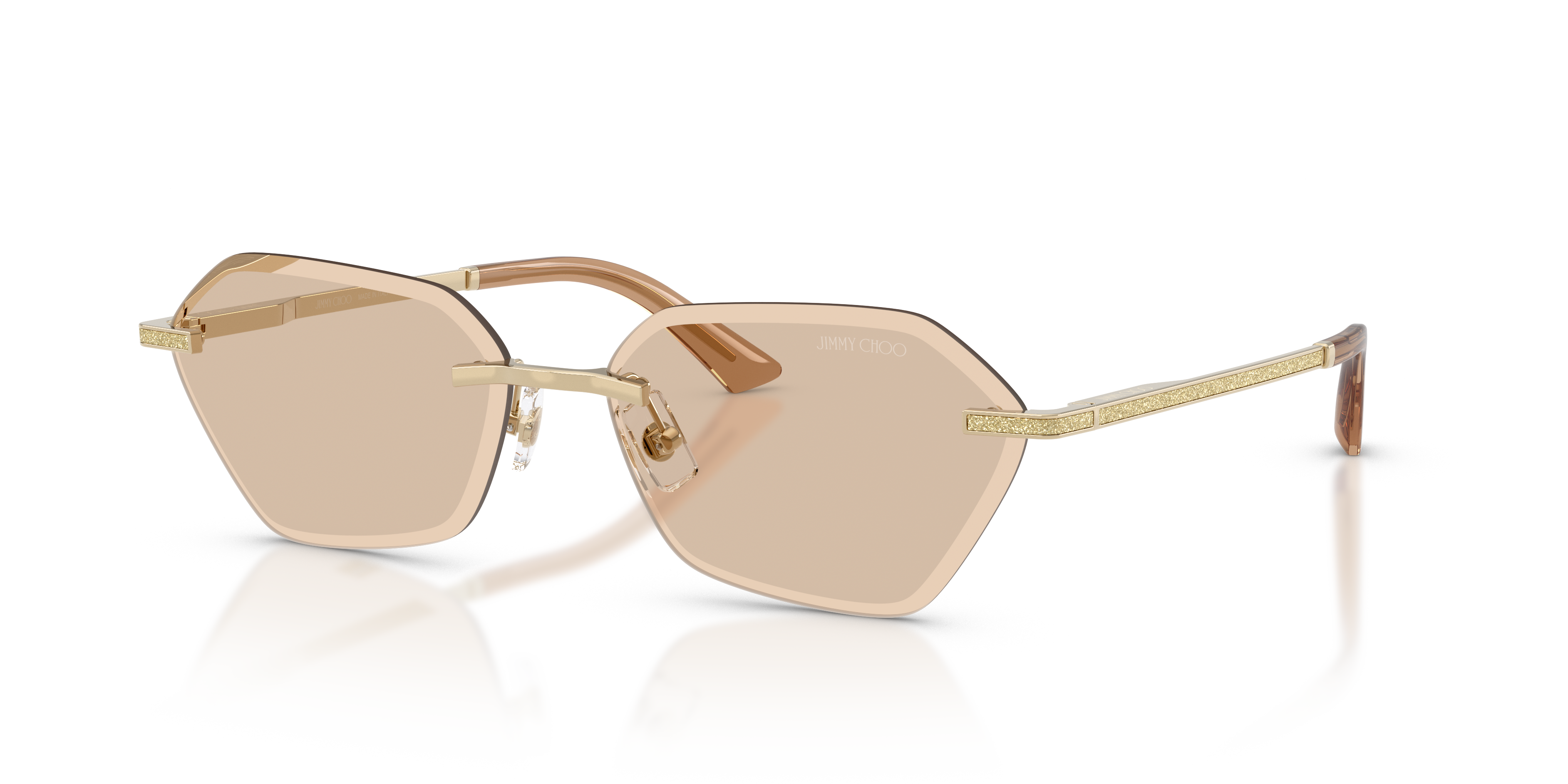 Jimmy Choo JC4022J L (58 - 15) with Brown lenses and Gold frame
