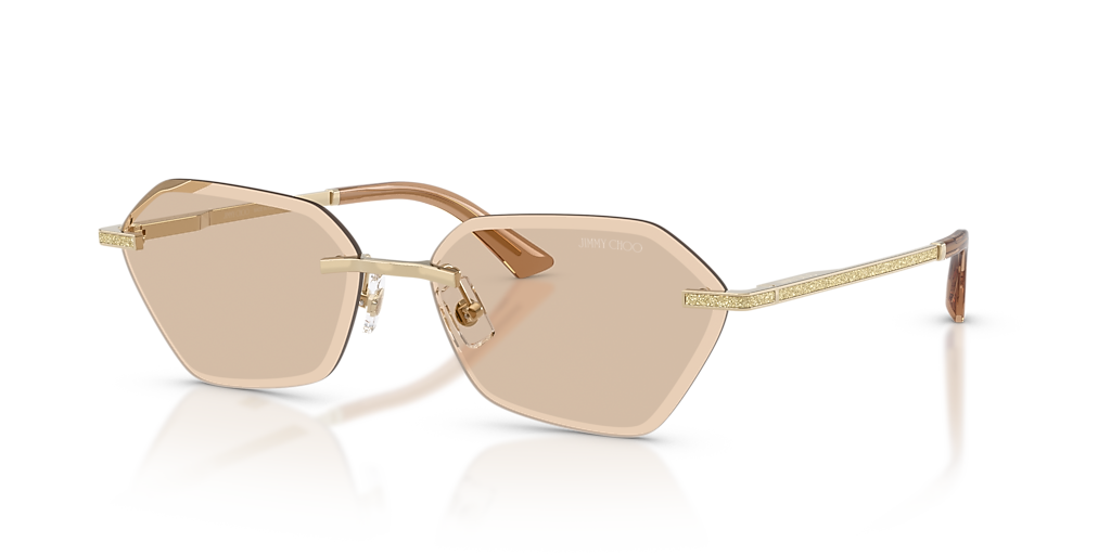 Jimmy Choo JC4022J L (58 - 15) with Brown lenses and Gold frame
