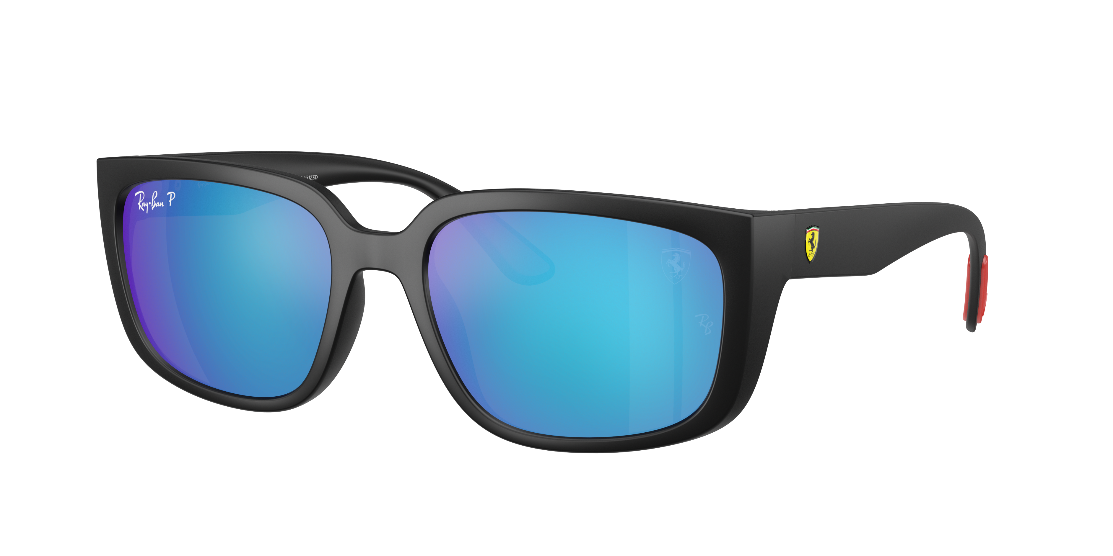 Ray Ban Ray In Green Mirror Blue Polar