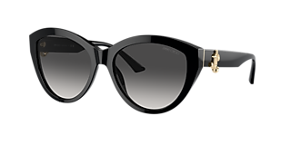 Jimmy Choo JC5006U 55 Gradient Grey & Black Sunglasses | Sunglass 