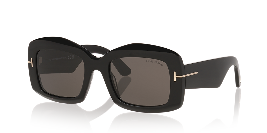 Tom Ford Venetia_Tr XXL (53 - 21) with Grey lenses and Black frame