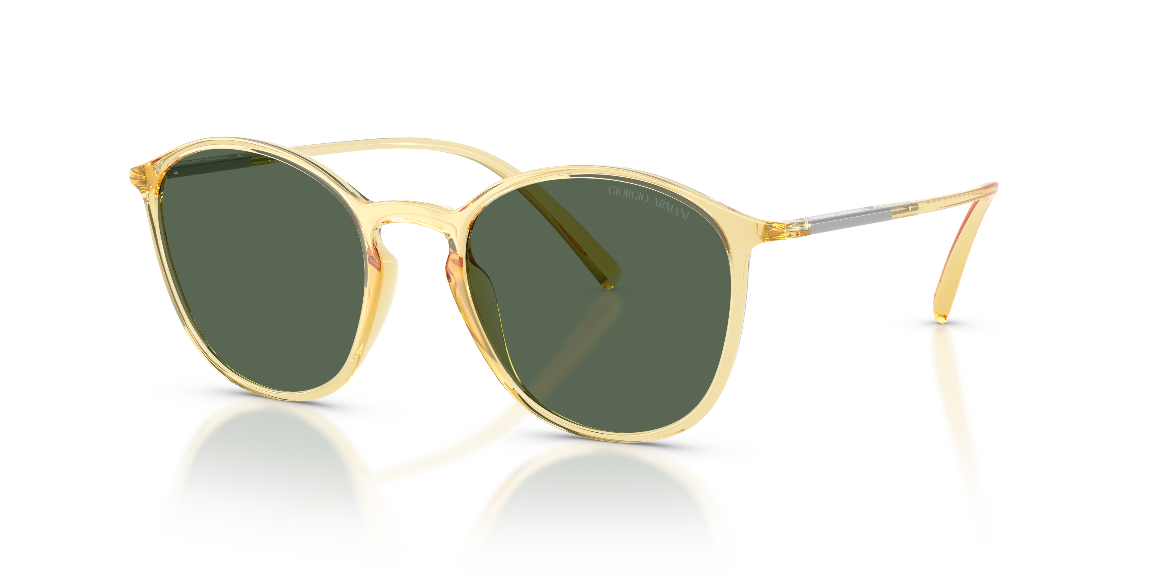 Giorgio Armani AR8233U L (51 - 20) mit Grün Gläsern und Beige Gestell ...