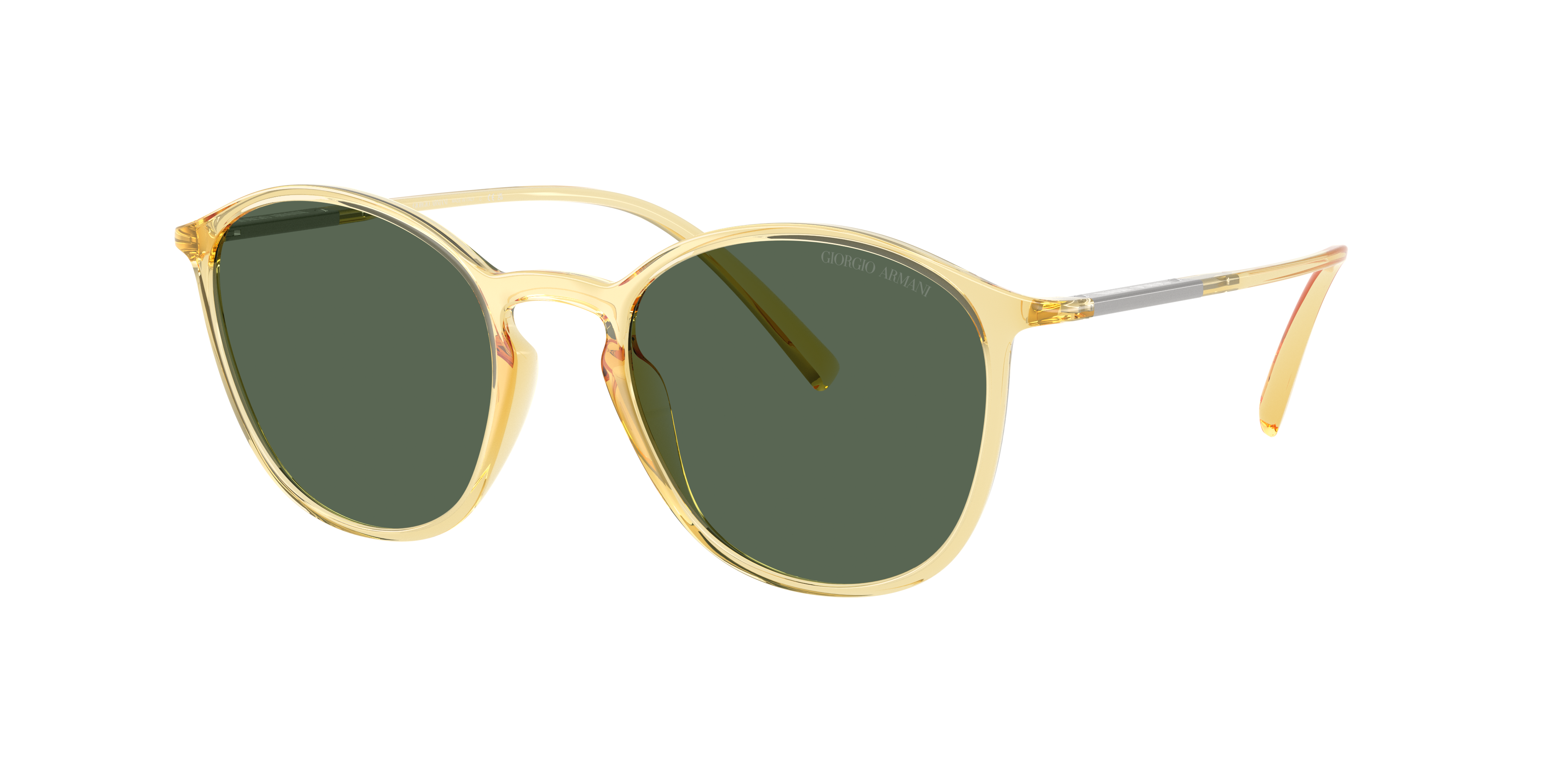 Giorgio Armani Man Sunglass AR8233U -  Frame color: Honey, Lens color: Dark Green