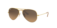 Ray-Ban RB3025 Aviator Gradient XXL (62 - 14) with Brown